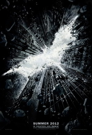 Cartel promocional de 'The Dark Knight Rises'.