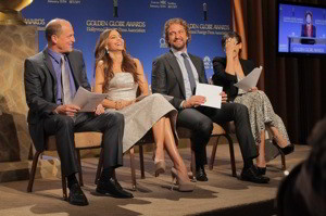 Lectura de las nominaciones a los Globos de Oro. Lectura de las nominaciones a los Globos de Oro.