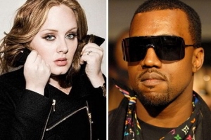 Adele y Kanye West Adele y Kanye West son los principales nominados de los Grammy 2012