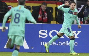 Alexis Sánchez fue el gran protagonista del partido al marcar dos goles (Fuente: Cadena Ser)