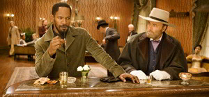 Jamie Foxx y Franco Nero, en una escena de Django Desencadenado. Jamie Foxx y Franco Nero, en una escena de Django Desencadenado.