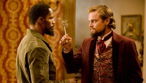 Leonardo DiCaprio y Jamie Foxx, en una escena del filme. Leonardo DiCaprio y Jamie Foxx, en una escena del filme.