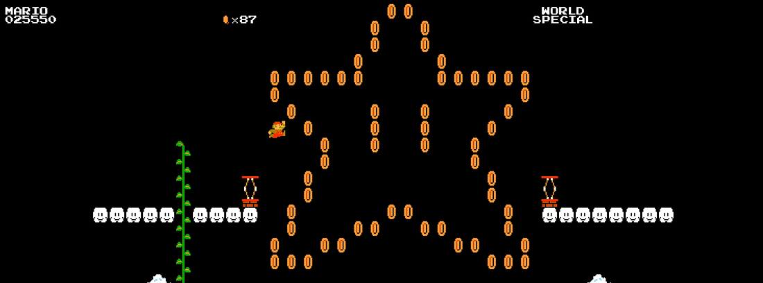 escenario de Super Marios Bros