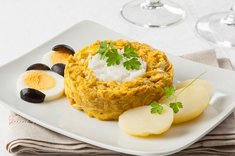 platos típicos de Perú Ají de gallina Ají de gallina