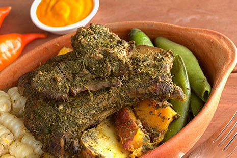 platos típicos de Perú Pachamanca Pachamanca