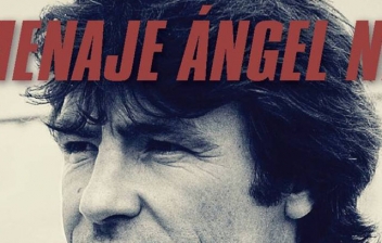 Póster donde se anuncia la concentración motera en honor a Ángel Nieto
