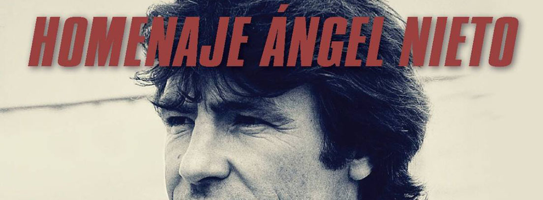 Póster donde se anuncia la concentración motera en honor a Ángel Nieto