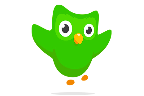 icono de la app de Duolingo