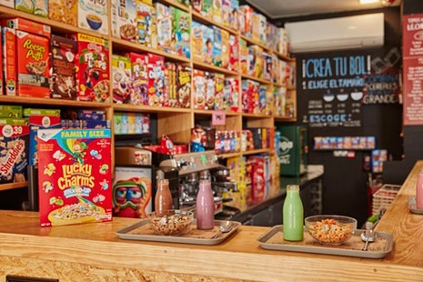 Qué son los bares de cereales barra de bar Barra de bar de cereales