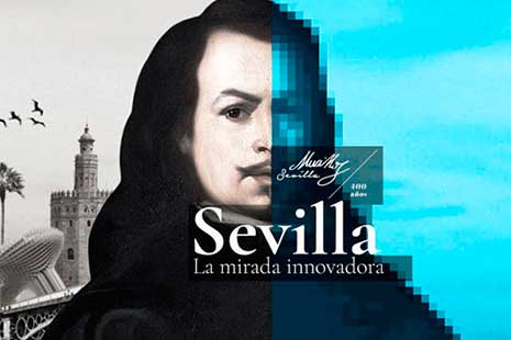 Sevilla, la mejor ciudad para viajar en 2018 Murillo Imagen de promoción del Año Murillo con el rostro del pintor