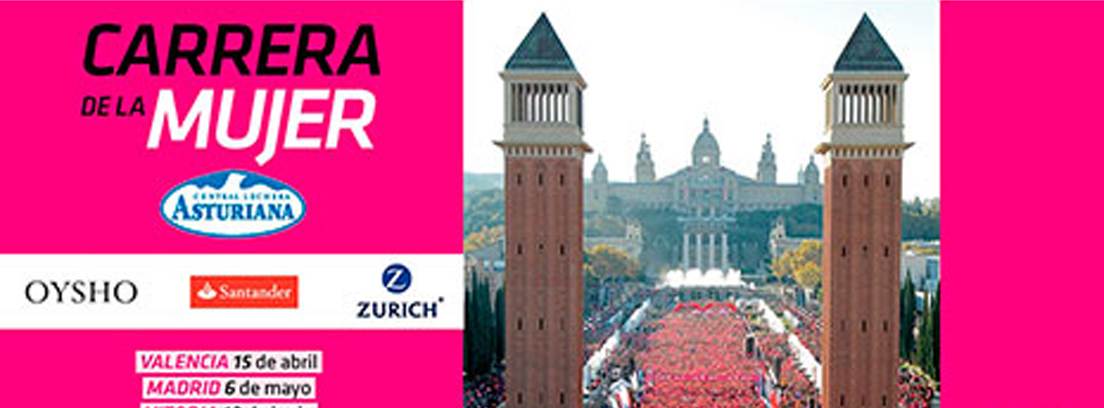 carrera de la mujer 2018 cartel Paso de la carrera de la mujer por Barcelona