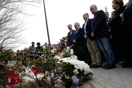 Actos homenaje del aniversario del 11-M homenaje Acto de homenaje de las víctimas del 11-M con representantes públicos y miembros de las asociaciones de afectados