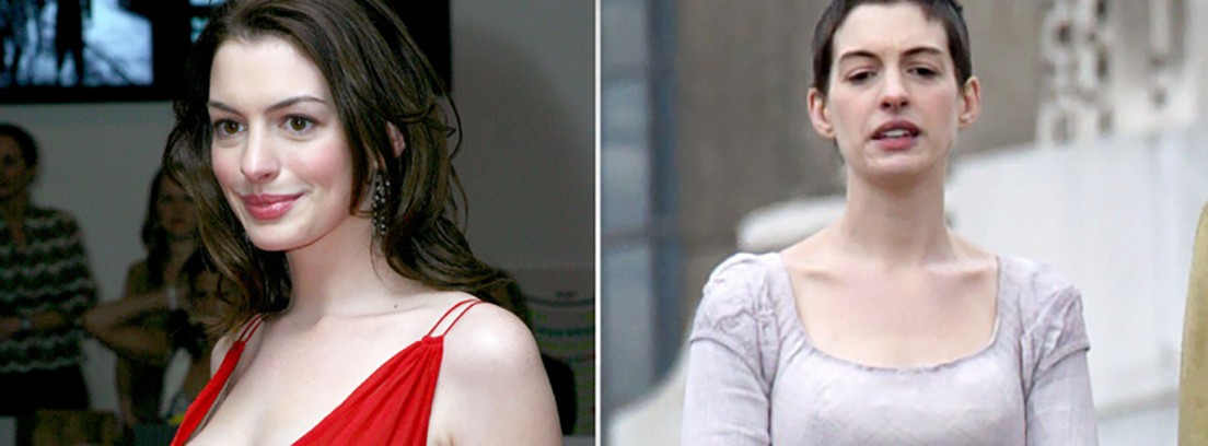 Transformación física de Anne Hathaway en Les Miserables