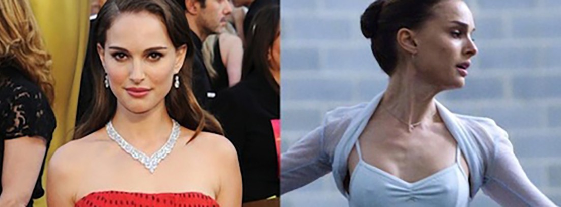 Transformación física de Natalie Portman en Cisne negro