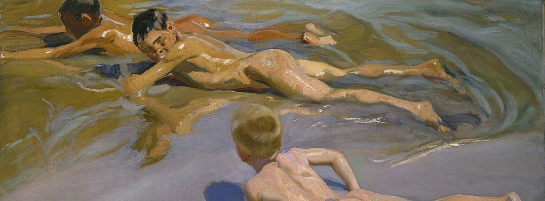 Joaquín Sorolla Niños en la Playa Niños en la playa, Joaquín Sorolla, 1910