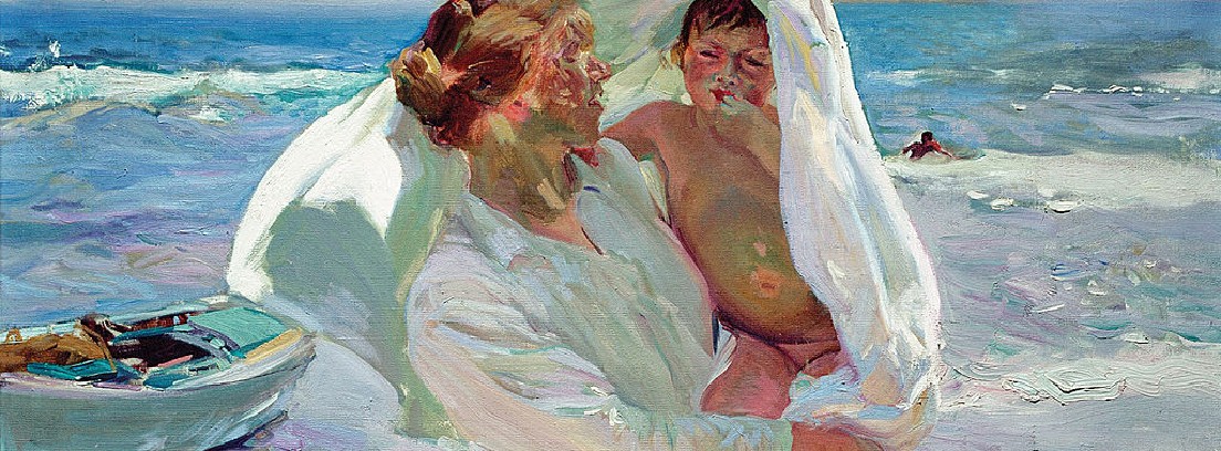 Joaquín Sorolla saliendo del bano Saliendo del baño, Joaquín Sorolla, 1915