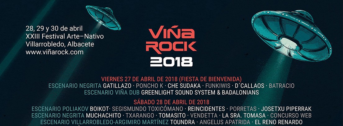 Cartel Viña Rock 2018