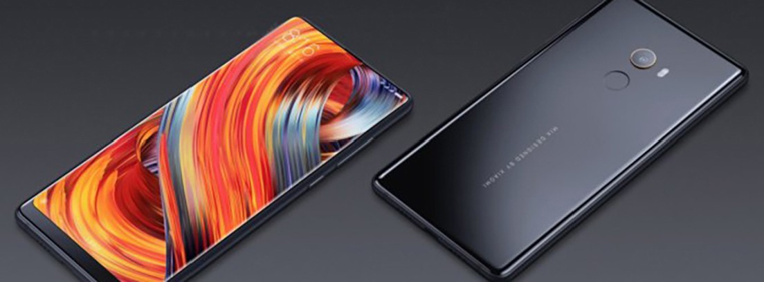 Xiaomi Mi MIX 2 el móvil chino Frontal y trasera del móvil Xiaomi Mi MIX 2