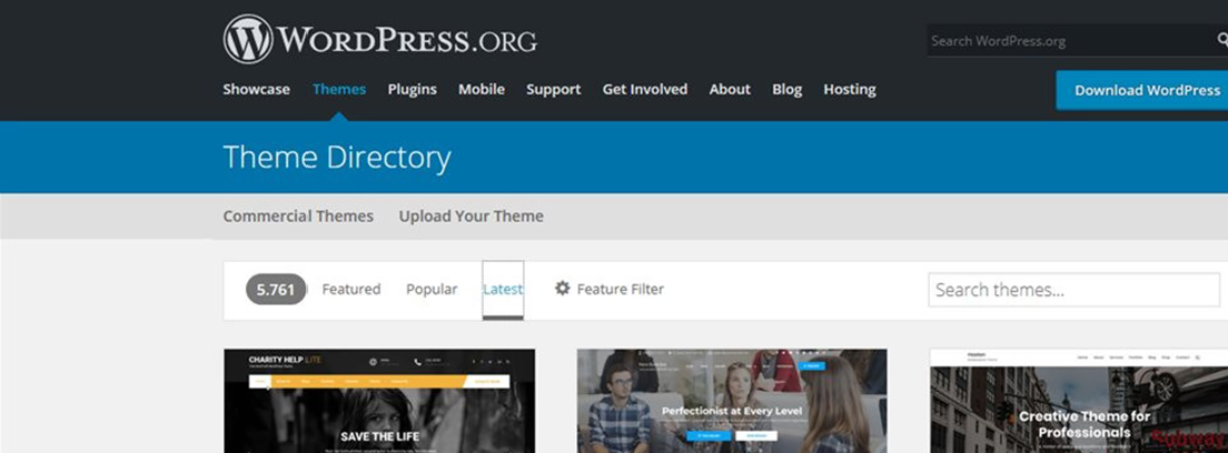 Tema Edge de WordPress