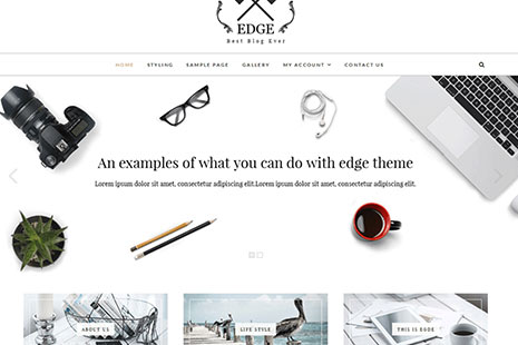 Tema Edge de WordPress