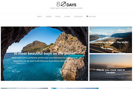Tema EightyDays Lite de WordPress
