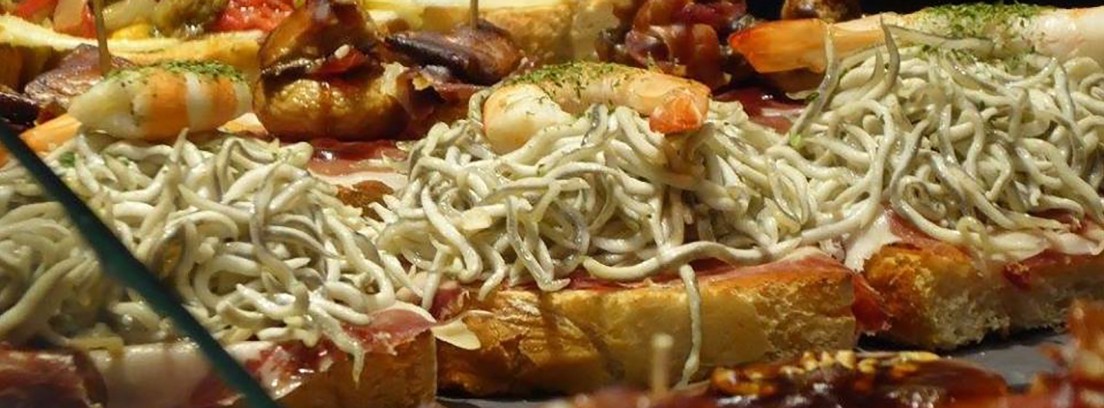 Tostas de queso, gulas y otras variedades