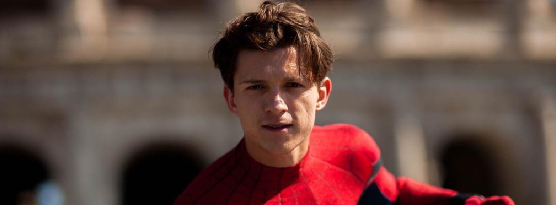 Tom Holland en una imagen de su película de Spider-Man