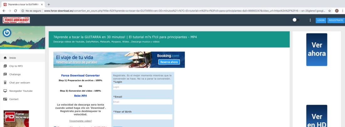 Cómo descargar un vídeo de Youtube con Force Download último paso Cómo descargar un vídeo de Youtube con Force Download último paso