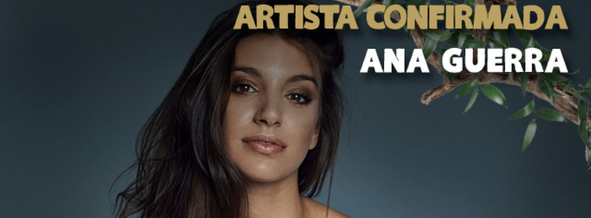 Ana Guerra en el cartel de los Premios 40 Principales 2018.
