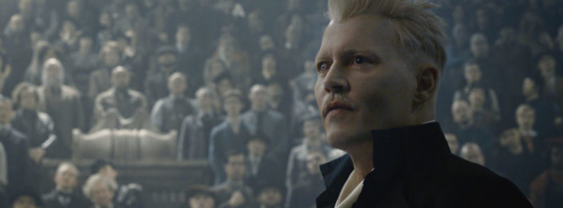 Estreno Animales fantásticos y dónde encontrarlos 2 con Johnny Depp Johnny Depp como Gellert Grindelwald en una escena de la película Animales fantásticos 2