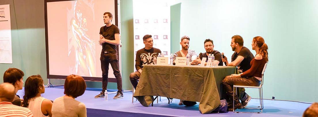 Mesa redonda en la Madrid Games Week 2018 Mesa redonda en la Madrid Games Week 2018