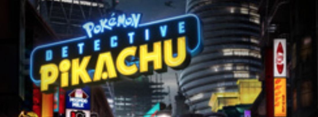 Cartel de la película Pokémon detective Pikachu.