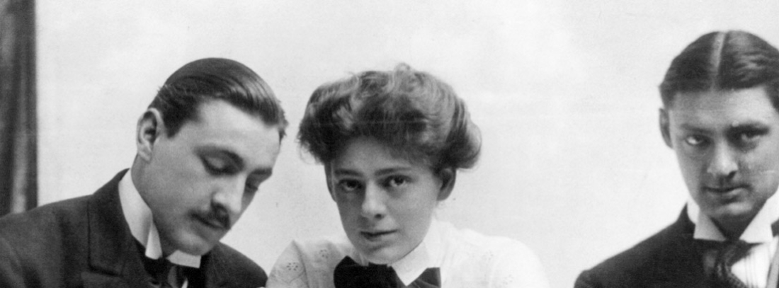 John, Ethel y Lionel Barrymore, integrantes de una de las familias de Hollywood más reconocidas