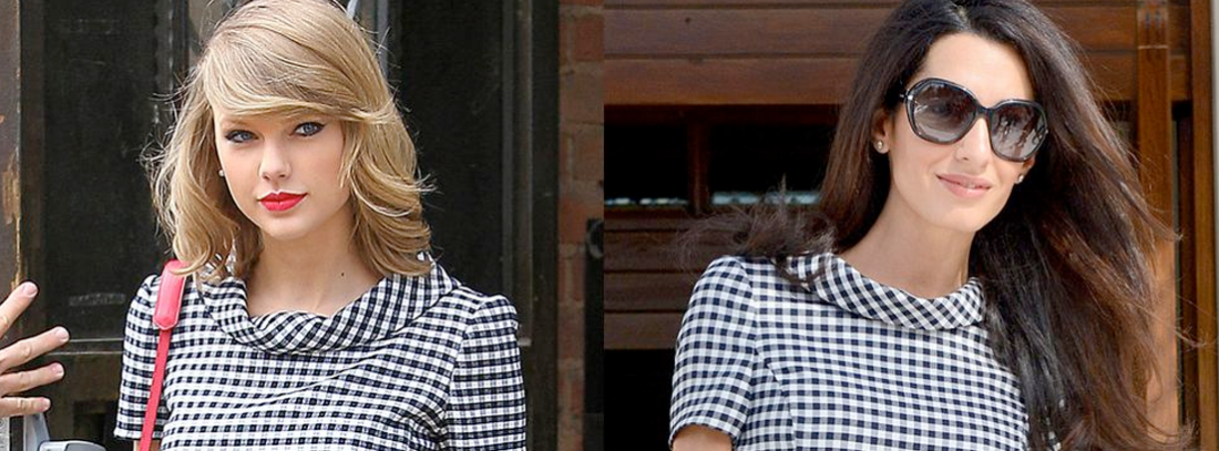Taylor Swift y Amal Clooney vestidas de Oscar de la Renta