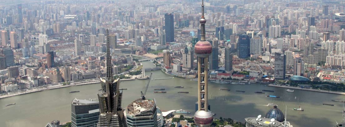 panorámica de Shanghái