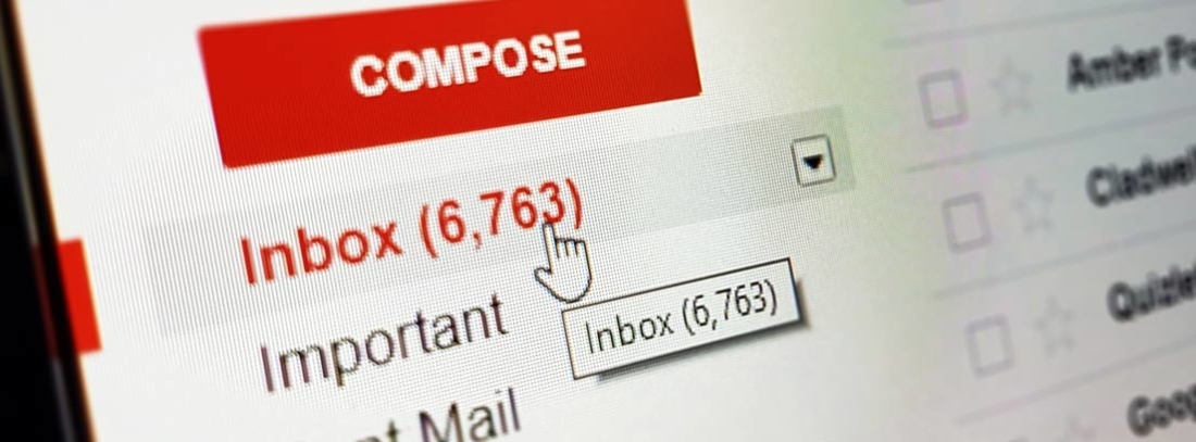 Opciones de la bandeja de entrada de Gmail
