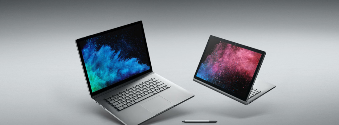 La tablet con teclado Microsoft Surface Book 2