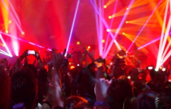 Público en un concierto