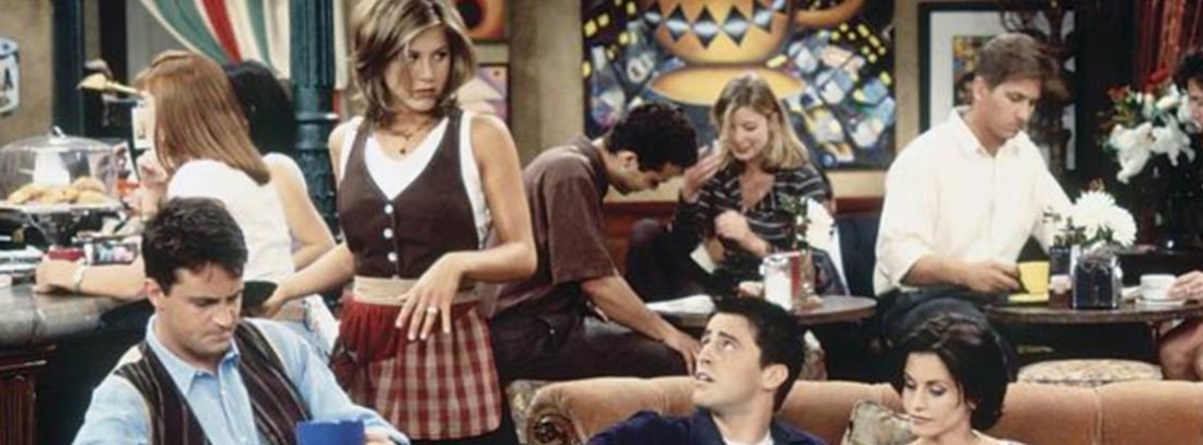 Escena de la serie Friends